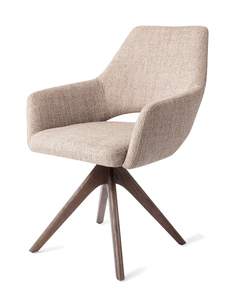 Yanai Esszimmerstuhl von Jesper Home in Biscuit Beach, Revolve Oak, Walnuss, Ansicht 3