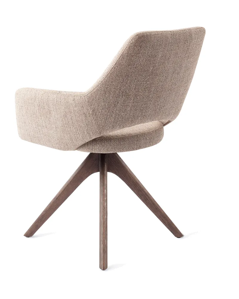 Yanai Esszimmerstuhl von Jesper Home in Biscuit Beach, Revolve Oak, Walnuss, Ansicht 4