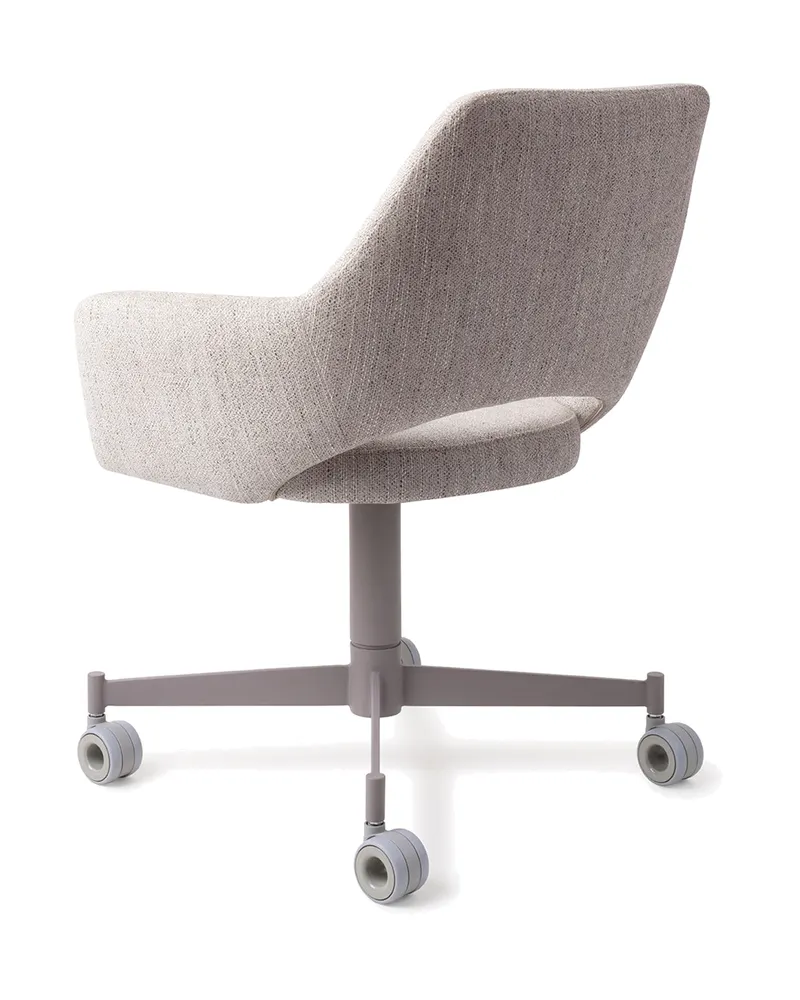 Yanai Esszimmerstuhl von Jesper Home in Pigeon, Caster, Grau, Ansicht 4