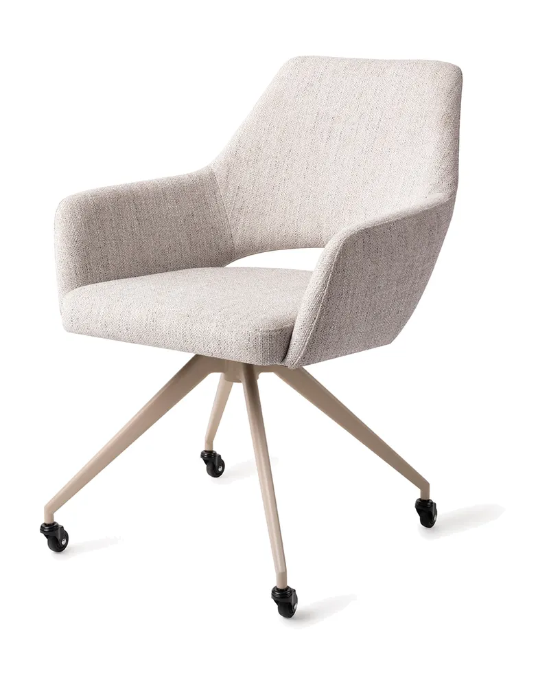 Yanai Esszimmerstuhl von Jesper Home in Pigeon, Glide, Beige, Ansicht 3