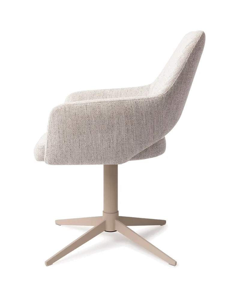 Yanai Esszimmerstuhl von Jesper Home in Pigeon, Quad, Beige, Ansicht 2
