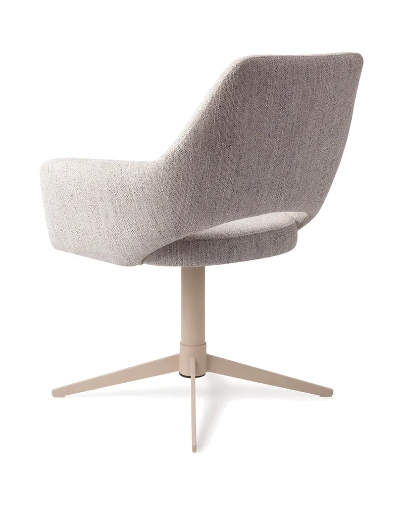 Yanai Esszimmerstuhl von Jesper Home in Pigeon, Quad, Beige, Ansicht 4