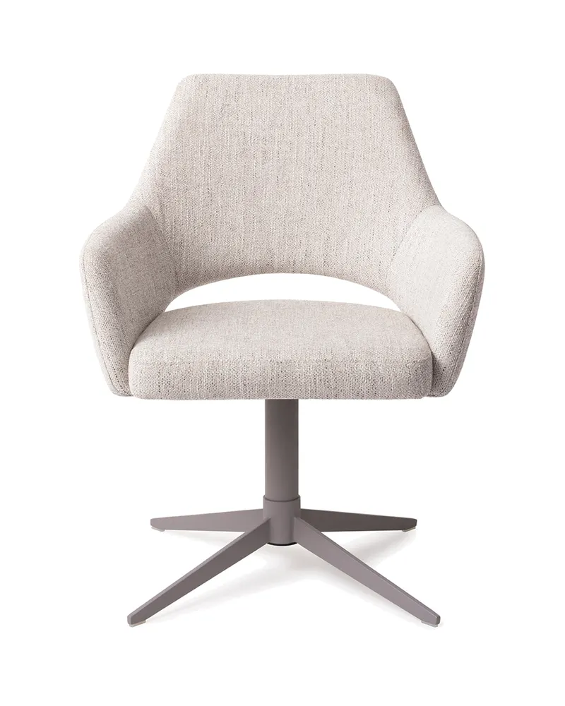 Yanai Esszimmerstuhl von Jesper Home in Pigeon, Quad, Grau, Ansicht 1