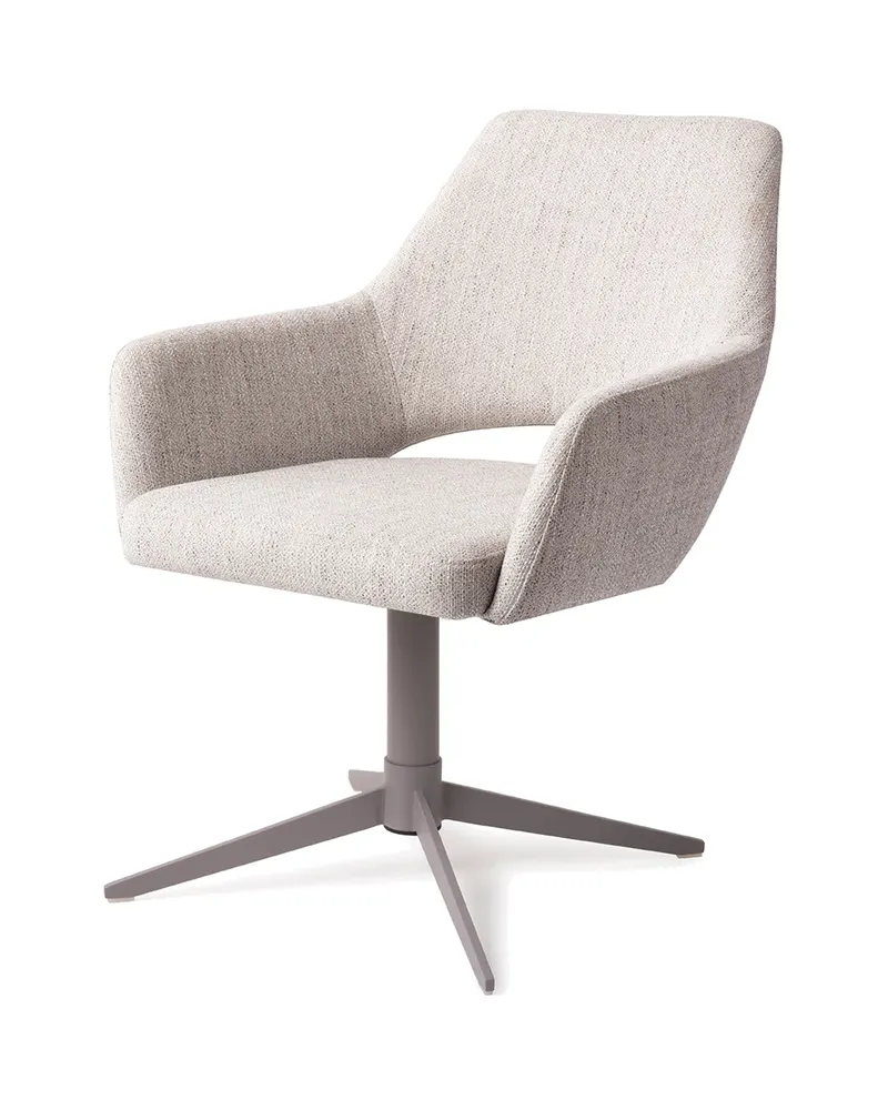 Yanai Esszimmerstuhl von Jesper Home in Pigeon, Quad, Grau, Ansicht 3