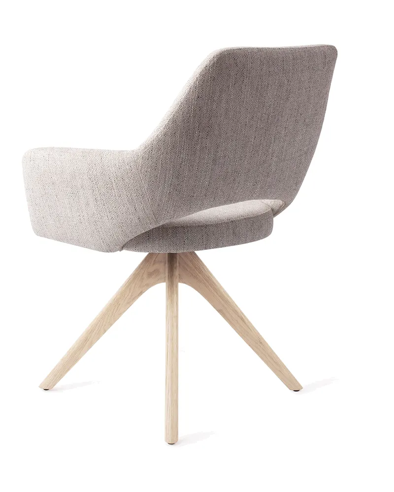 Yanai Esszimmerstuhl von Jesper Home in Pigeon, Revolve Oak, Gebleicht, Ansicht 4