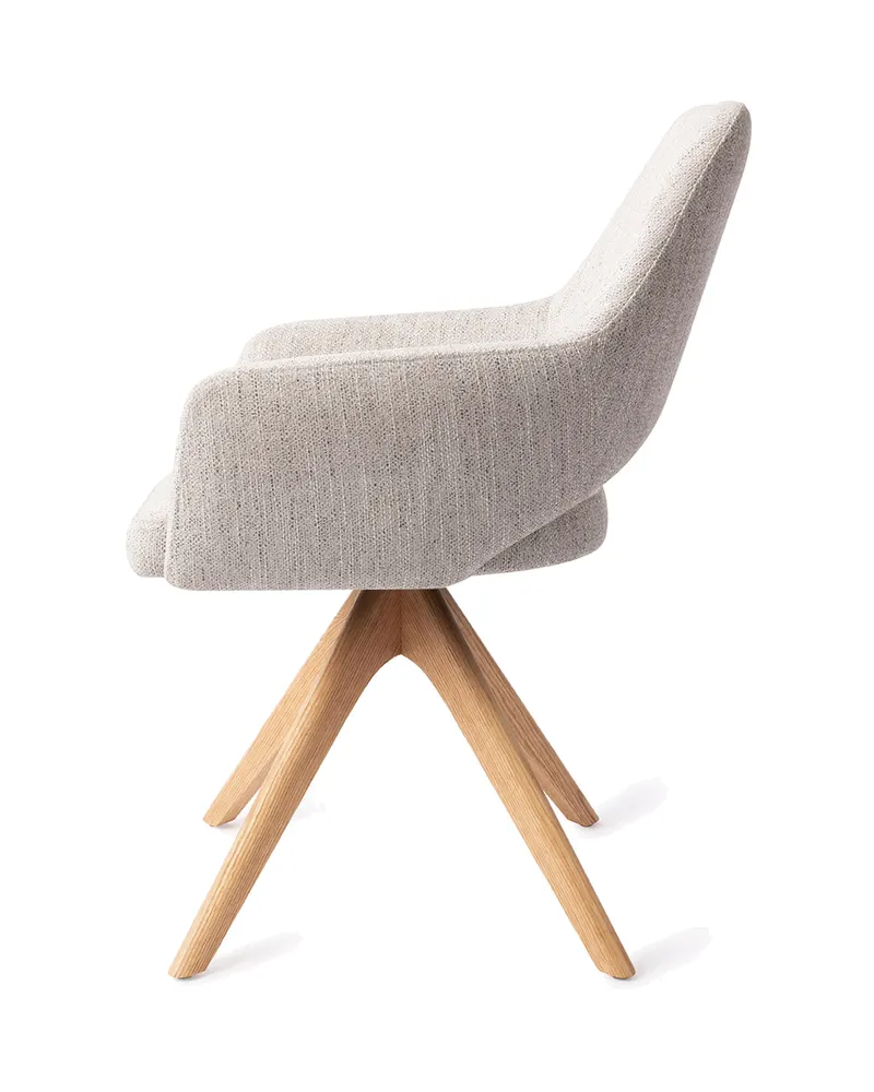 Yanai Esszimmerstuhl von Jesper Home in Pigeon, Revolve Oak, Natur, Ansicht 2