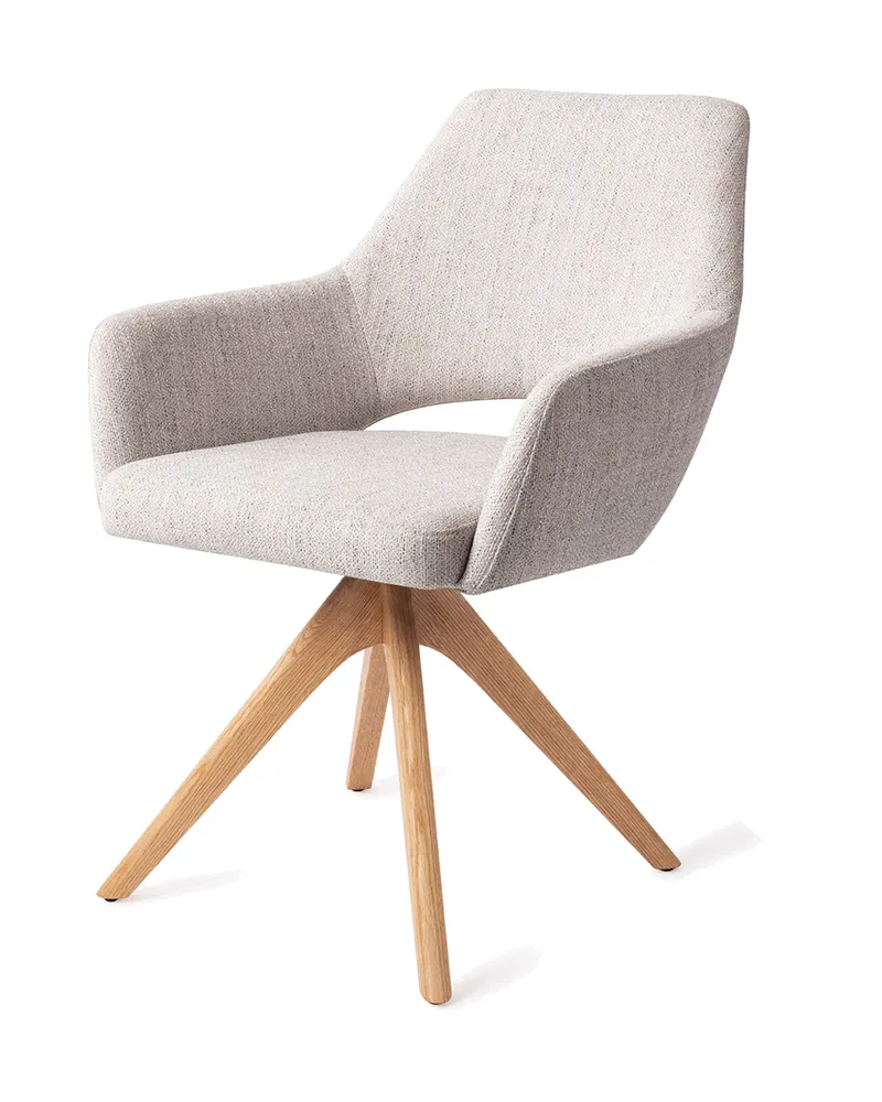 Yanai Esszimmerstuhl von Jesper Home in Pigeon, Revolve Oak, Natur, Ansicht 3
