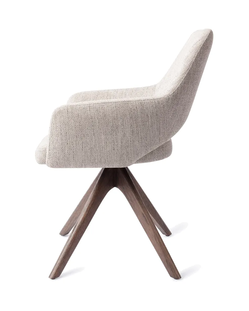 Yanai Esszimmerstuhl von Jesper Home in Pigeon, Revolve Oak, Walnuss, Ansicht 2