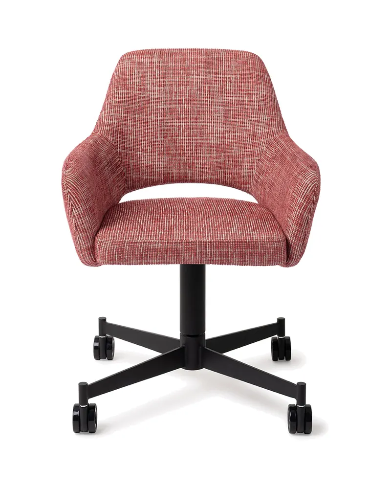Yanai Esszimmerstuhl von Jesper Home in Berry Bars, Caster, Schwarz, Ansicht 1