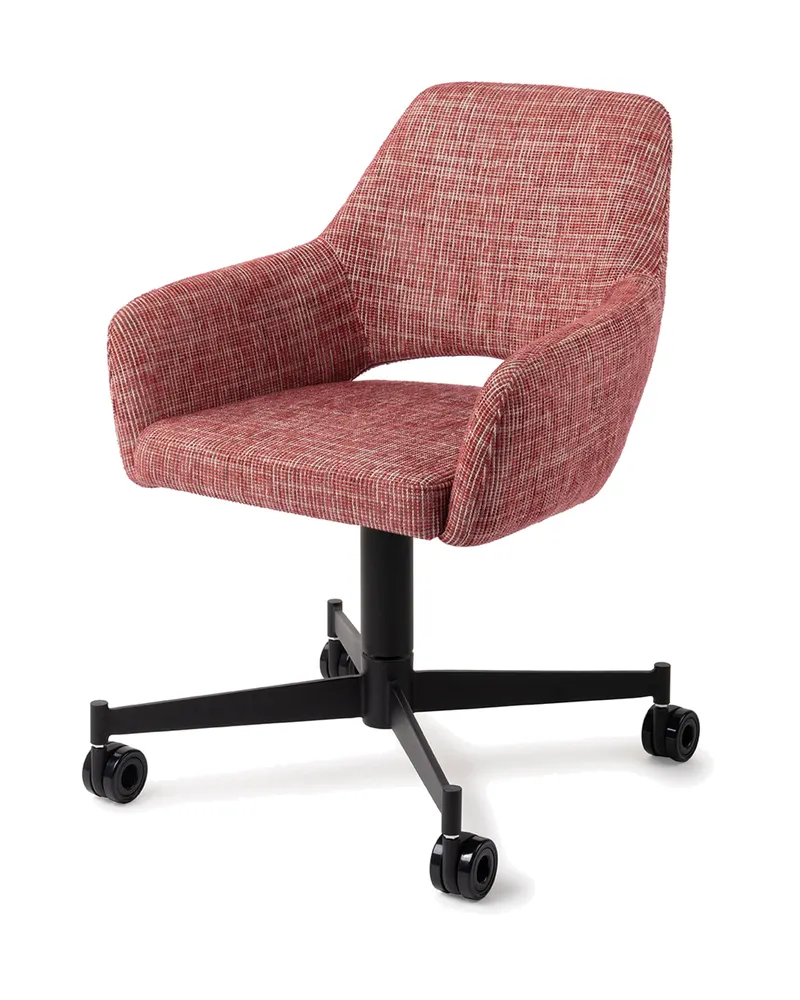 Yanai Esszimmerstuhl von Jesper Home in Berry Bars, Caster, Schwarz, Ansicht 3