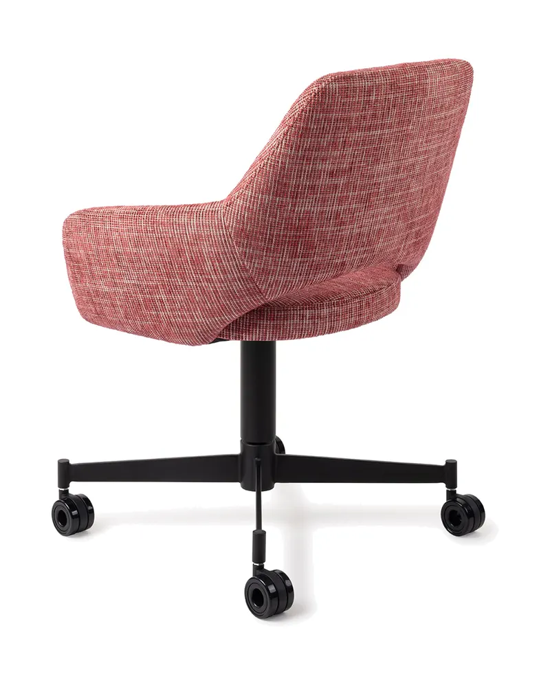 Yanai Esszimmerstuhl von Jesper Home in Berry Bars, Caster, Schwarz, Ansicht 4