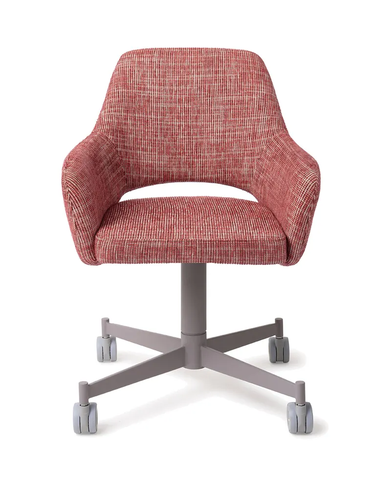 Yanai Esszimmerstuhl von Jesper Home in Berry Bars, Caster, Grau, Ansicht 1