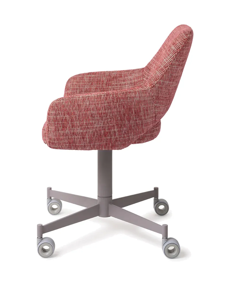 Yanai Esszimmerstuhl von Jesper Home in Berry Bars, Caster, Grau, Ansicht 2