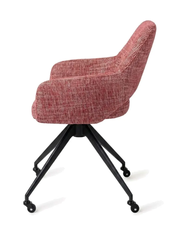 Yanai Esszimmerstuhl von Jesper Home in Berry Bars, Glide, Schwarz, Ansicht 3