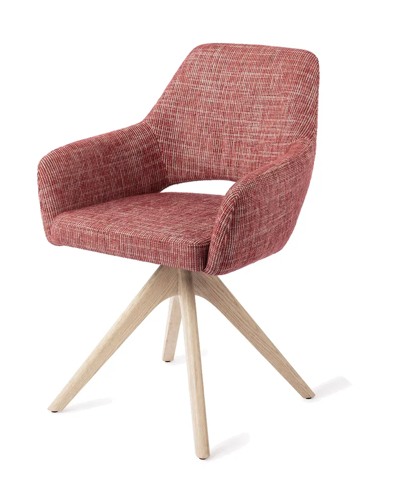 Yanai Esszimmerstuhl von Jesper Home in Berry Bars, Revolve Oak, Gebleicht, Ansicht 3