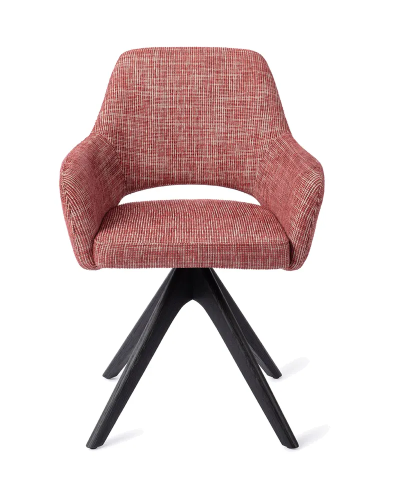 Yanai Esszimmerstuhl von Jesper Home in Berry Bars, Revolve Oak, Schwarz, Ansicht 1