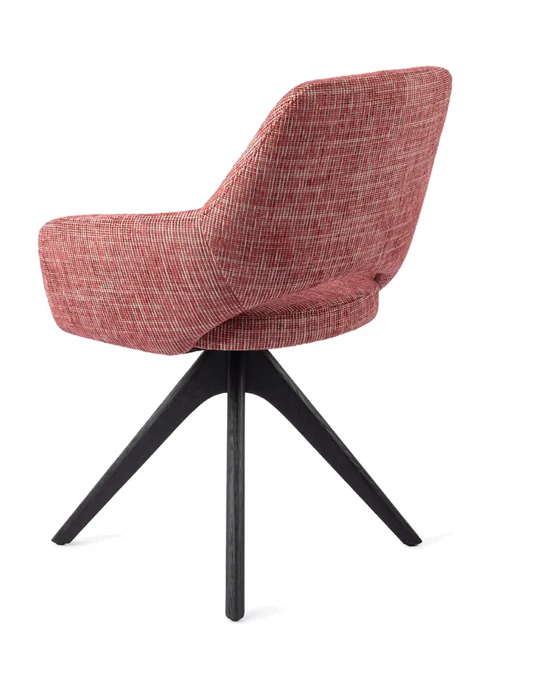 Yanai Esszimmerstuhl von Jesper Home in Berry Bars, Revolve Oak, Schwarz, Ansicht 4