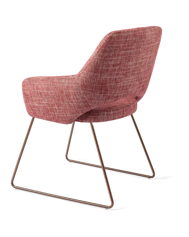 Yanai Esszimmerstuhl von Jesper Home in Berry Bars, Slide, Roségold, Ansicht 4