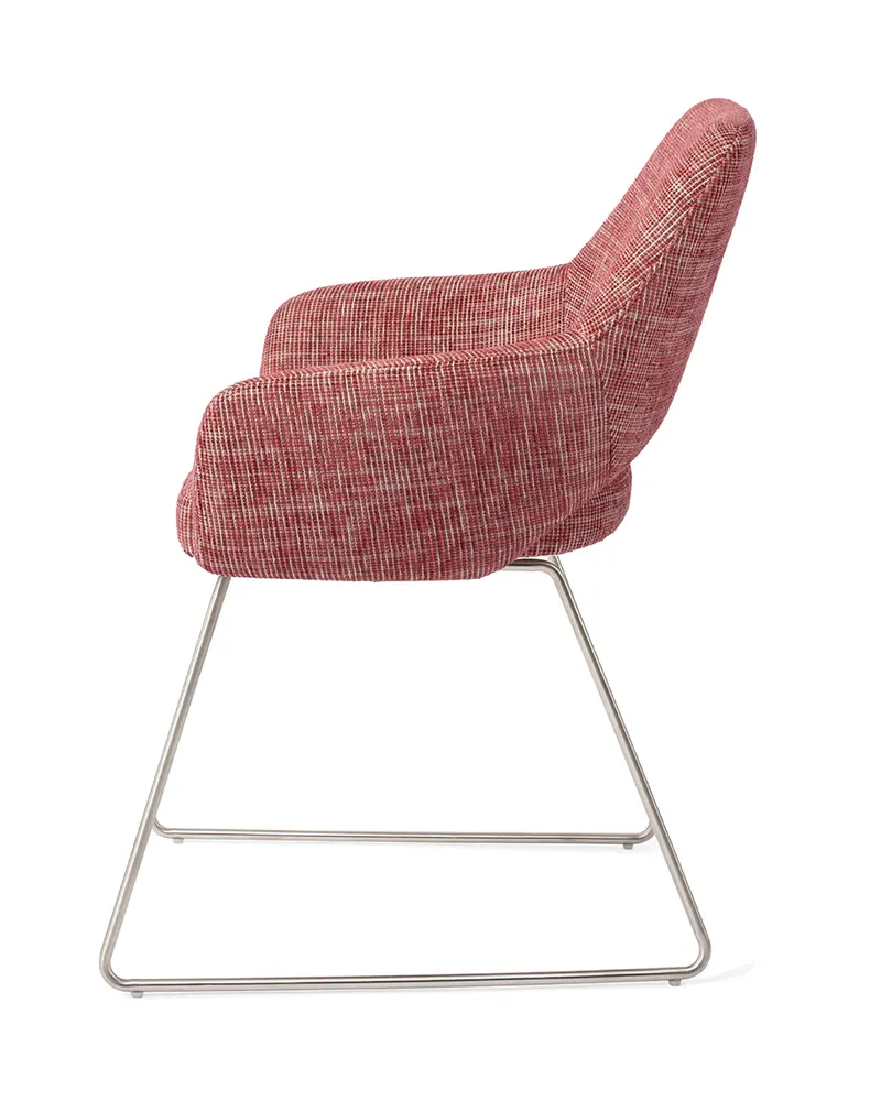 Yanai Esszimmerstuhl von Jesper Home in Berry Bars, Slide, Edelstahl, Ansicht 2