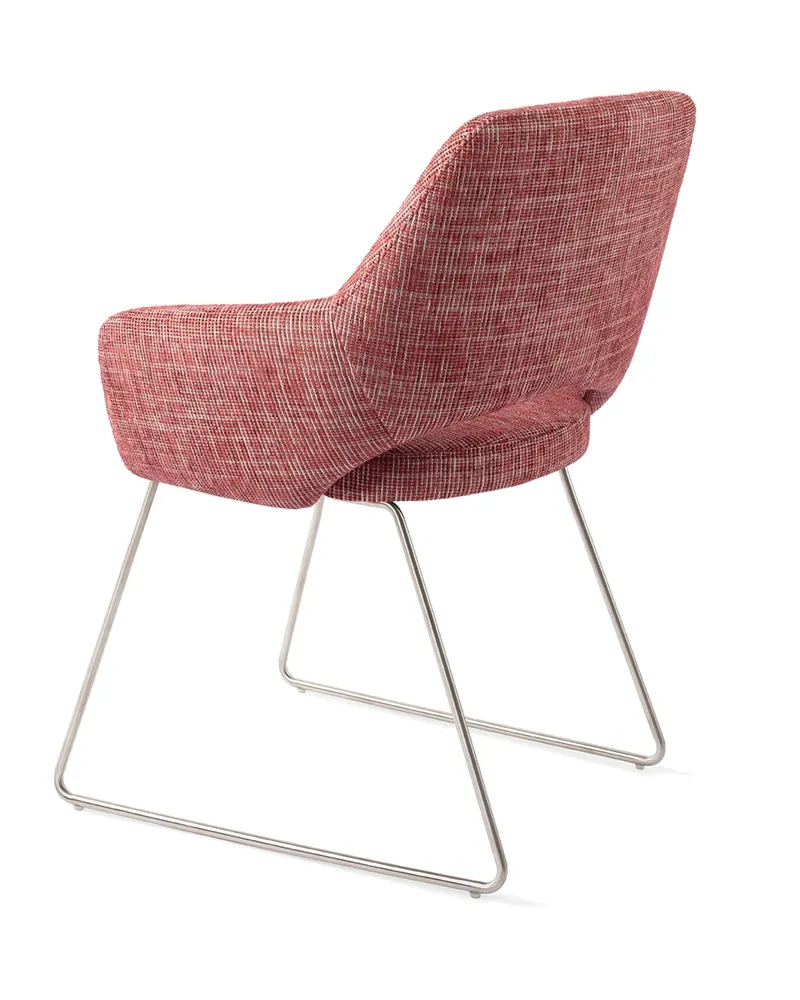 Yanai Esszimmerstuhl von Jesper Home in Berry Bars, Slide, Edelstahl, Ansicht 4
