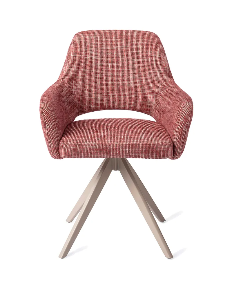 Yanai Esszimmerstuhl von Jesper Home in Berry Bars, Turn, Beige, Ansicht 1