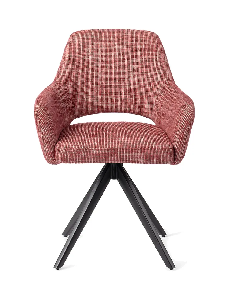 Yanai Esszimmerstuhl von Jesper Home in Berry Bars, Turn, Schwarz, Ansicht 1