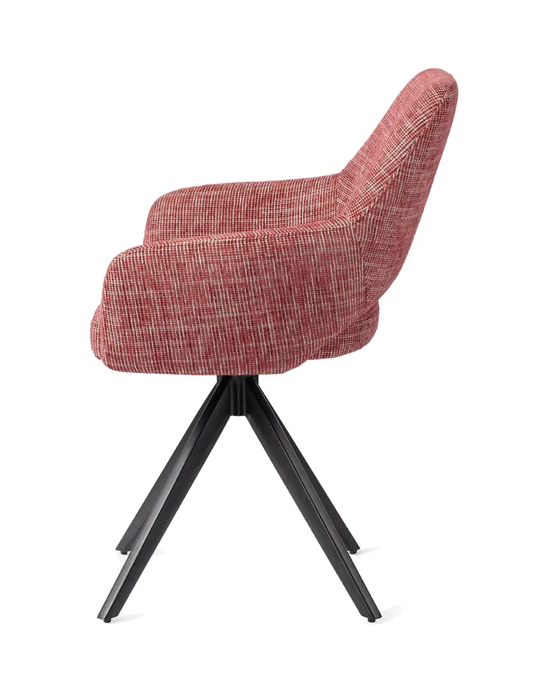 Yanai Esszimmerstuhl von Jesper Home in Berry Bars, Turn, Schwarz, Ansicht 2