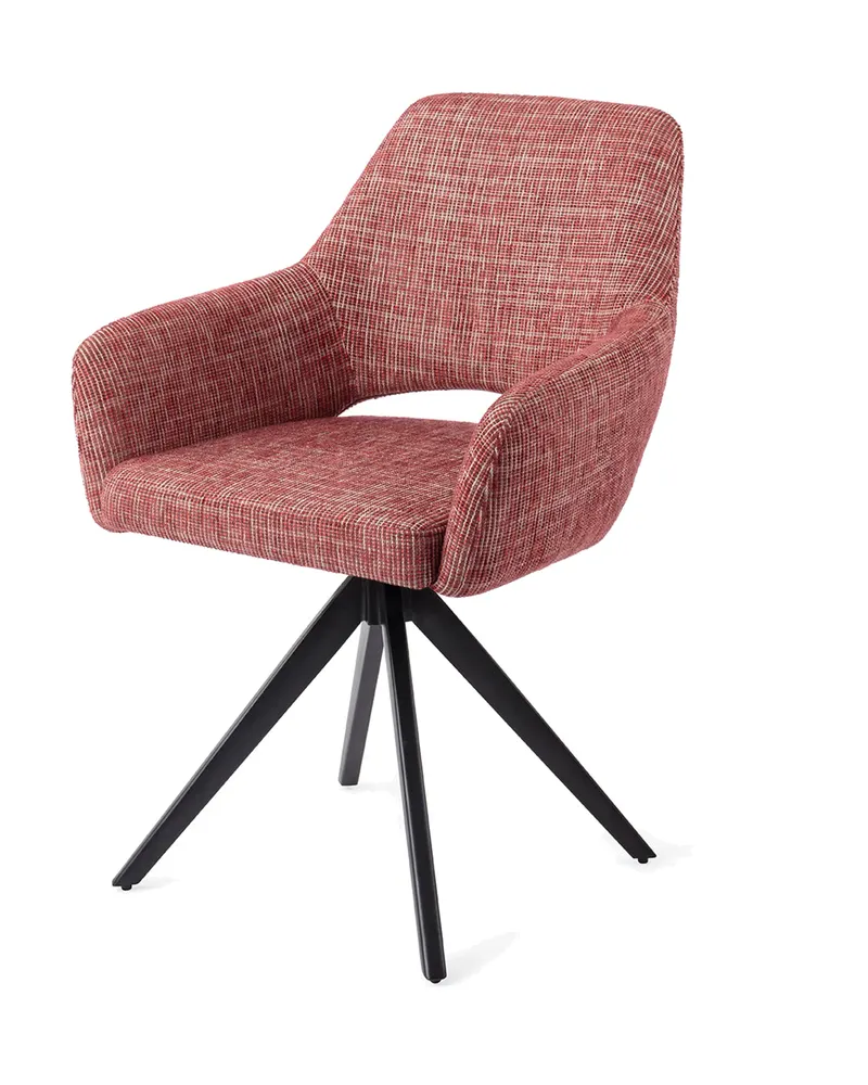 Yanai Esszimmerstuhl von Jesper Home in Berry Bars, Turn, Schwarz, Ansicht 3