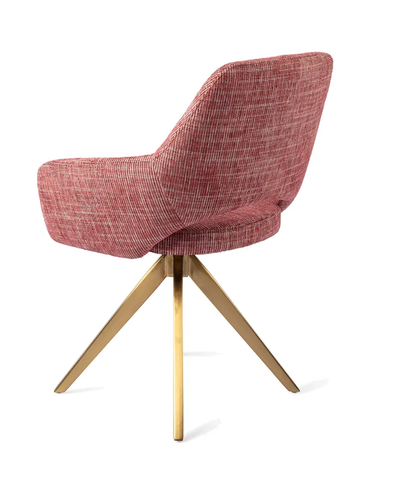 Yanai Esszimmerstuhl von Jesper Home in Berry Bars, Turn, Gold, Ansicht 4