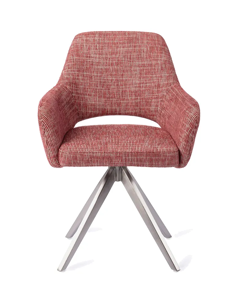 Yanai Esszimmerstuhl von Jesper Home in Berry Bars, Turn, Edelstahl, Ansicht 1