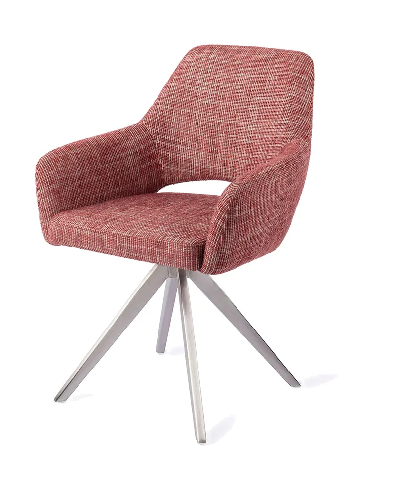 Yanai Esszimmerstuhl von Jesper Home in Berry Bars, Turn, Edelstahl, Ansicht 3