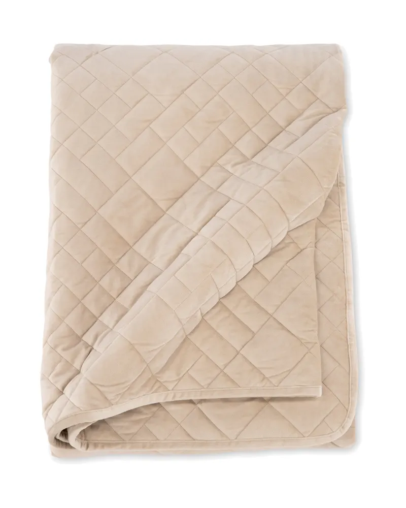 Jilly gesteppte Tagesdecke in 80 × 260 cm, Beige, Ansicht 3