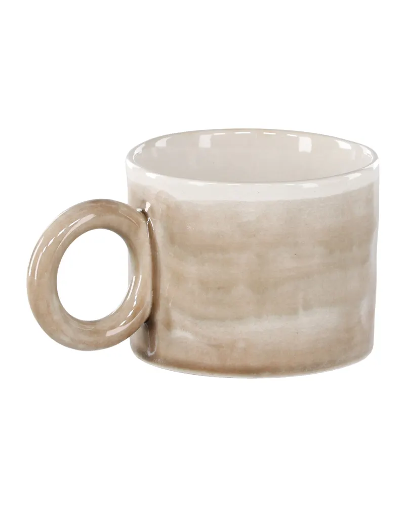 Jublie Kaffeetasse aus Steinzeug mit Ringhenkel, Ansicht 8