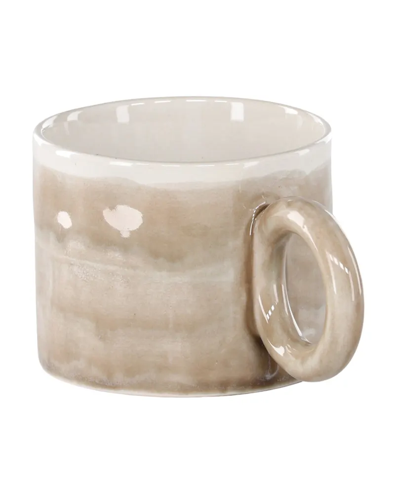 Jublie Kaffeetasse aus Steinzeug mit Ringhenkel, Ansicht 6