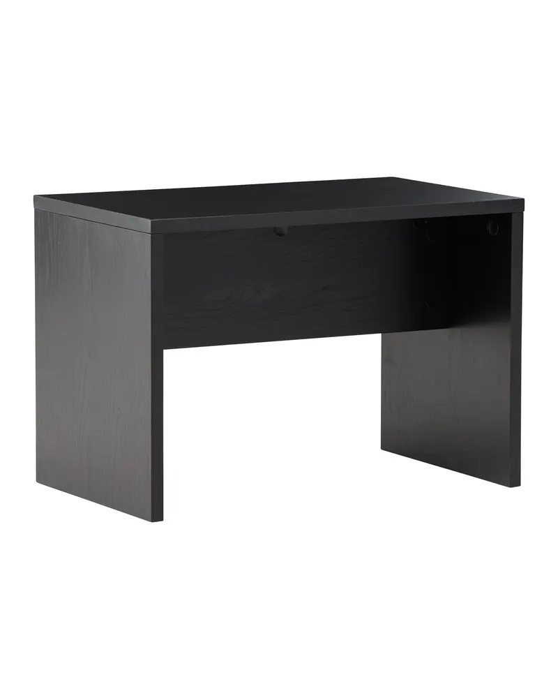 Juni kleiner Couchtisch 58 × 35 cm mit Seitenwangen in Schwarz, Ansicht 8