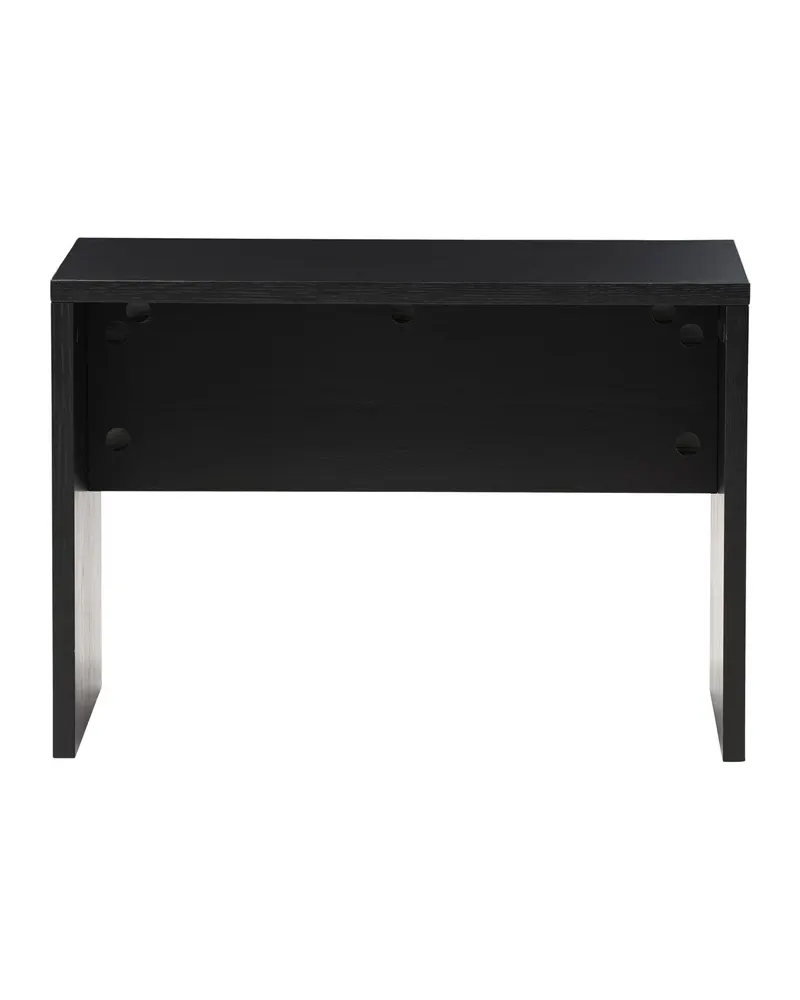 Juni kleiner Couchtisch 58 × 35 cm mit Seitenwangen in Schwarz, Ansicht 9