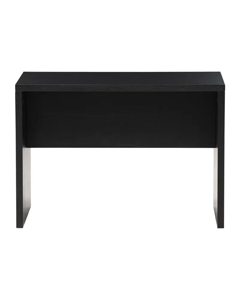 Juni kleiner Couchtisch 58 × 35 cm mit Seitenwangen in Schwarz, Ansicht 2