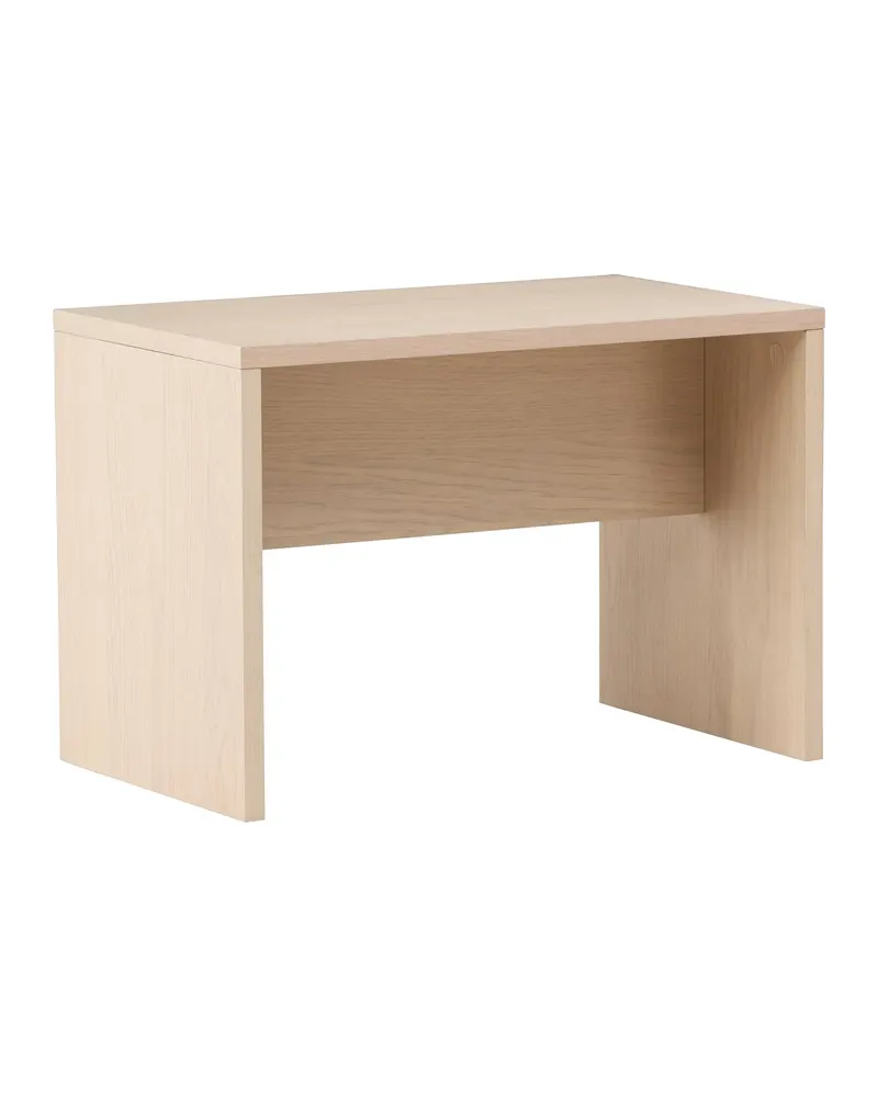 Juni kleiner Couchtisch 58 × 35 cm mit Seitenwangen, Schwarz