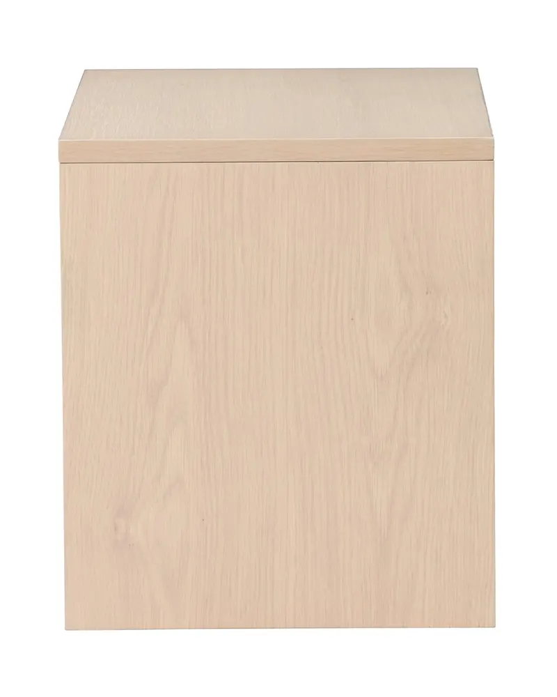 Juni kleiner Couchtisch 58 × 35 cm mit Seitenwangen in Whitewash, Ansicht 7