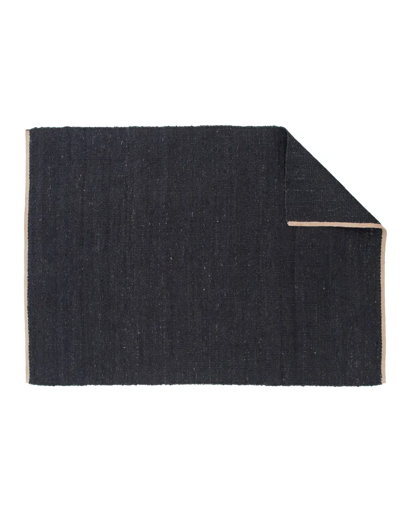 Kali Juteteppich aus 100 % Jute, Schwarz oder Natur