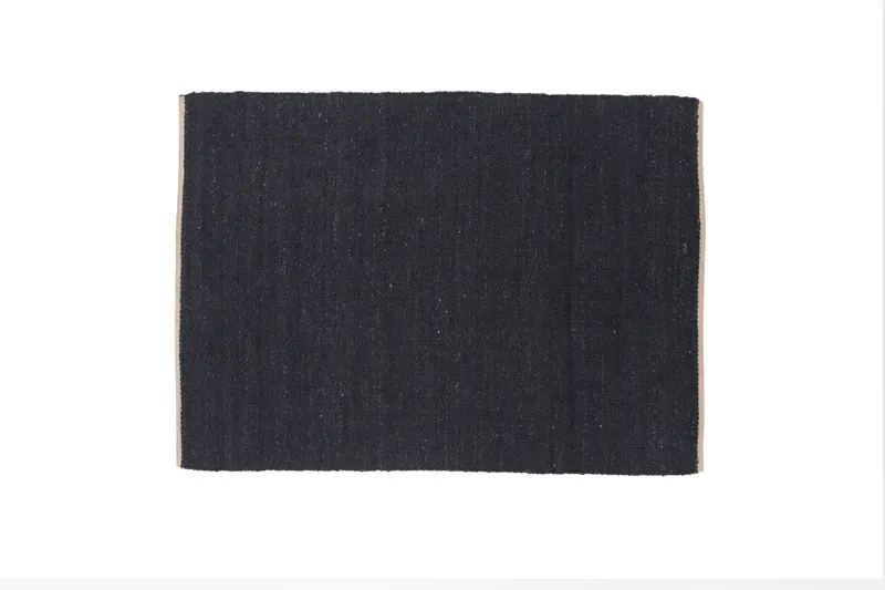 Kali Juteteppich aus 100 % Jute in 240 × 170 cm, Schwarz, Ansicht 2