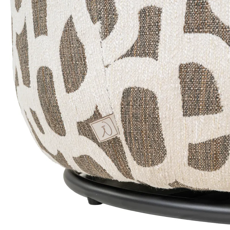 Kaya Sessel, Weave brown, drehbar von Richmond Interiors, Produktansicht 7