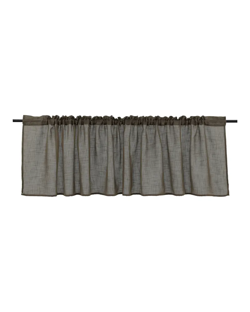 Kaya Vorhang in 55 × 250 cm, Braun, Ansicht 2
