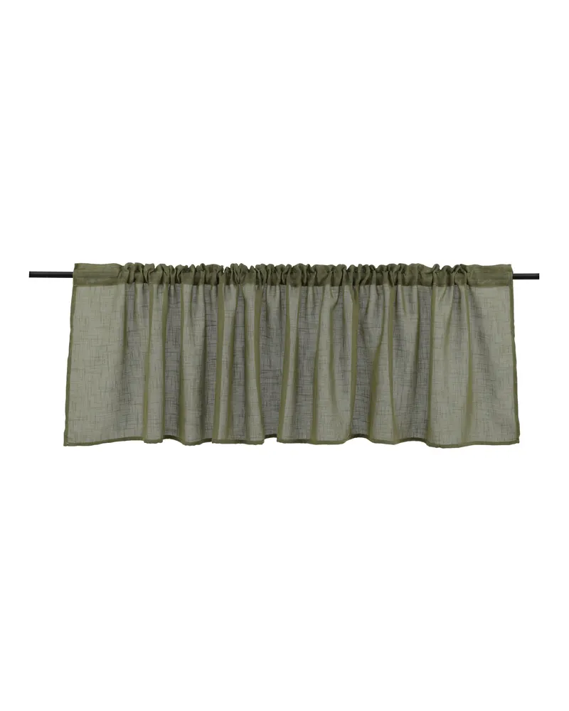 Kaya Vorhang in 55 × 250 cm, Moosgrün, Ansicht 2