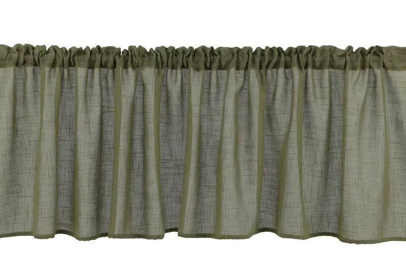 Kaya Vorhang in 55 × 250 cm, Moosgrün, Ansicht 3