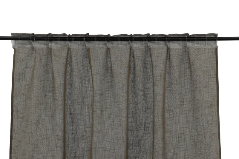 Kaya Vorhang in 290 × 140 cm, Braun, Ansicht 4