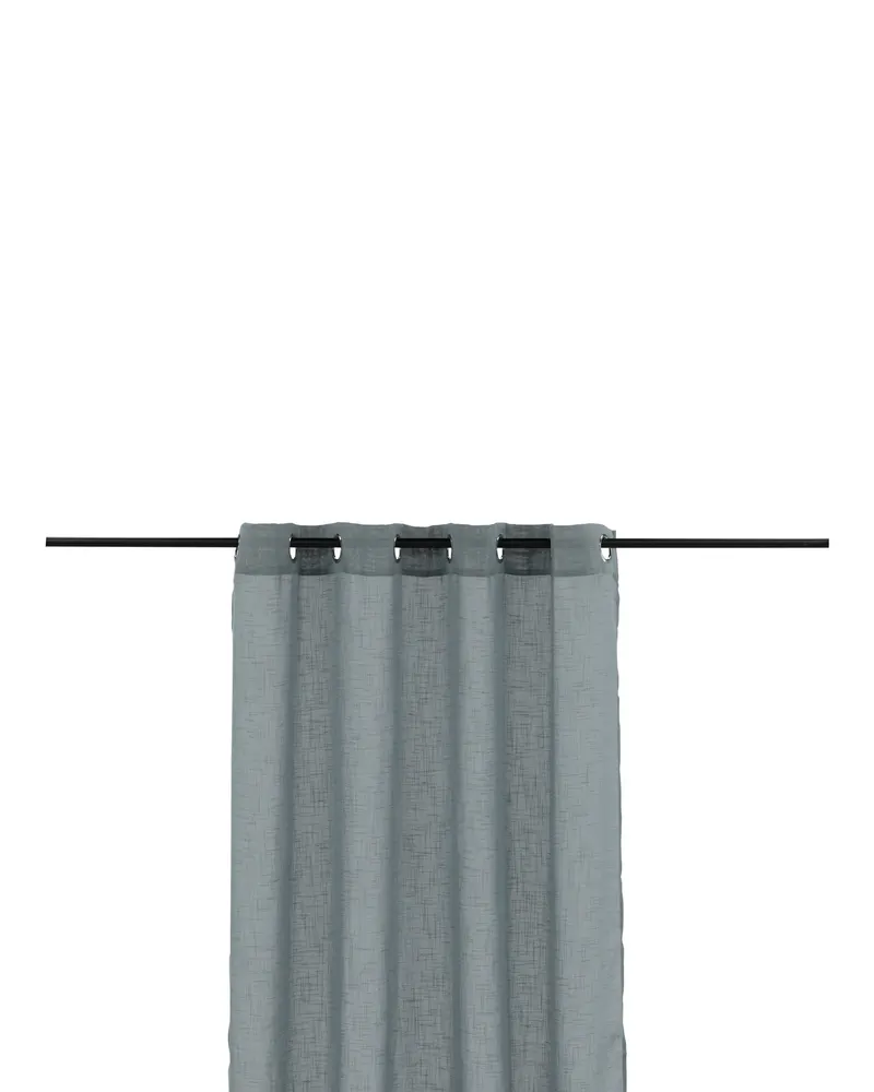 Kaya Vorhang in 290 × 140 cm, Hellgrau, Ansicht 2