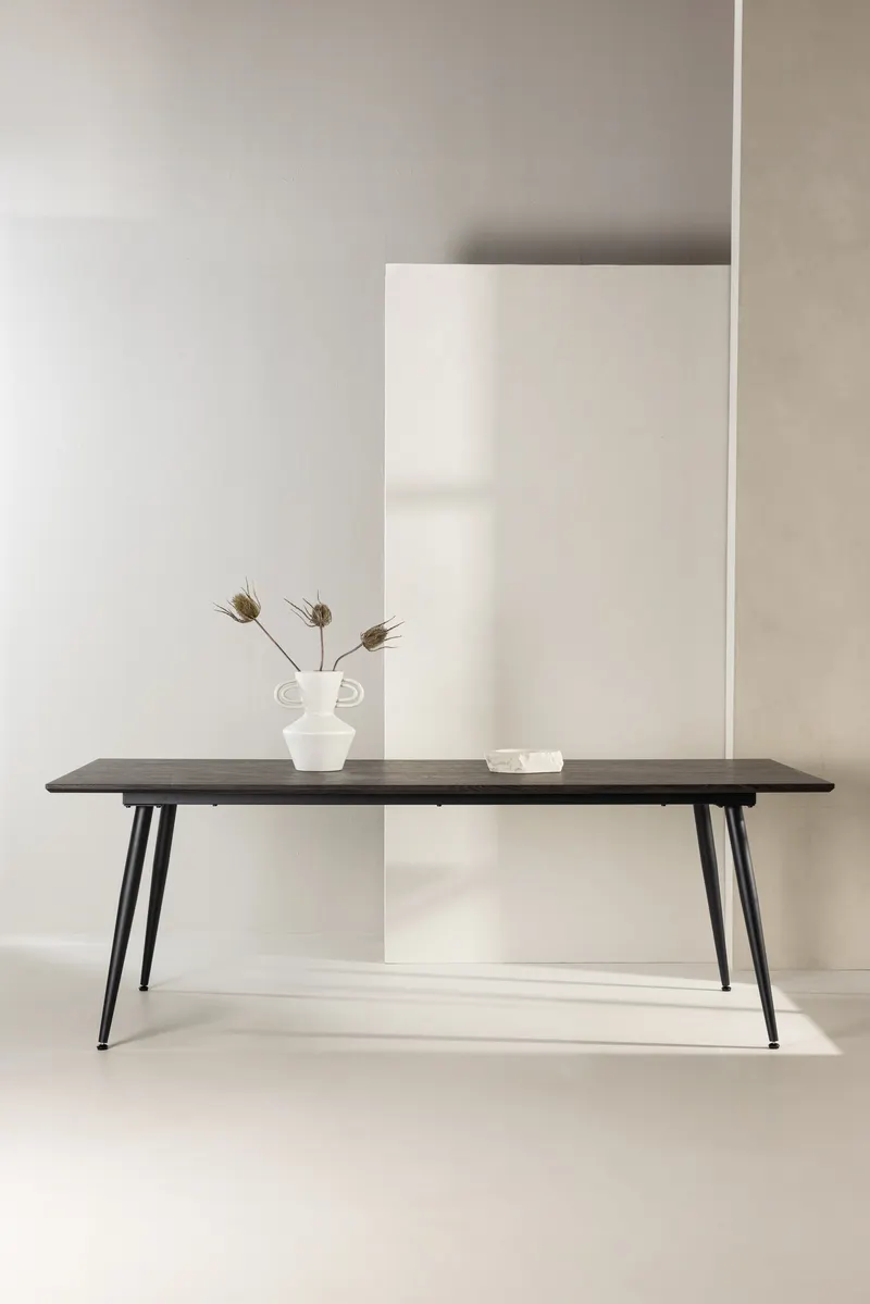 Keholmen rechteckiger Esstisch 220 × 100 cm, im Wohnraum, Ansicht 1
