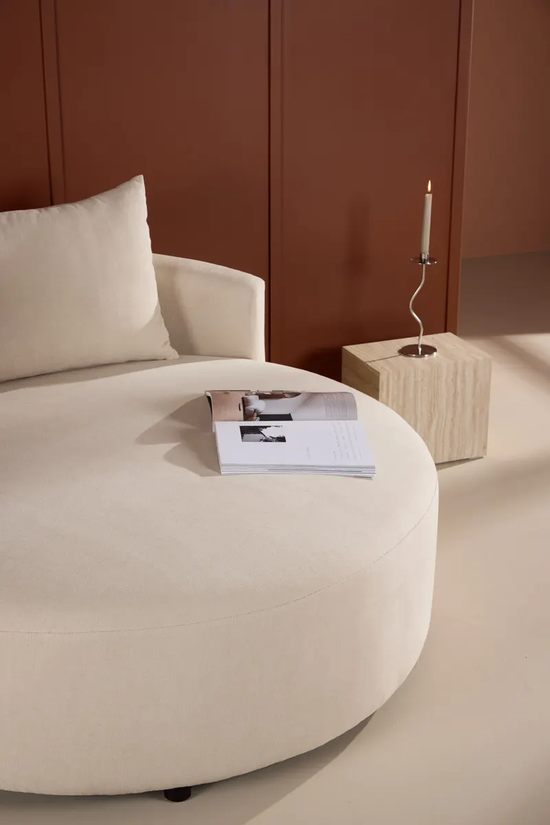 Kelso rundes Sofa mit Ø 150 cm, im Wohnraum, Ansicht 4