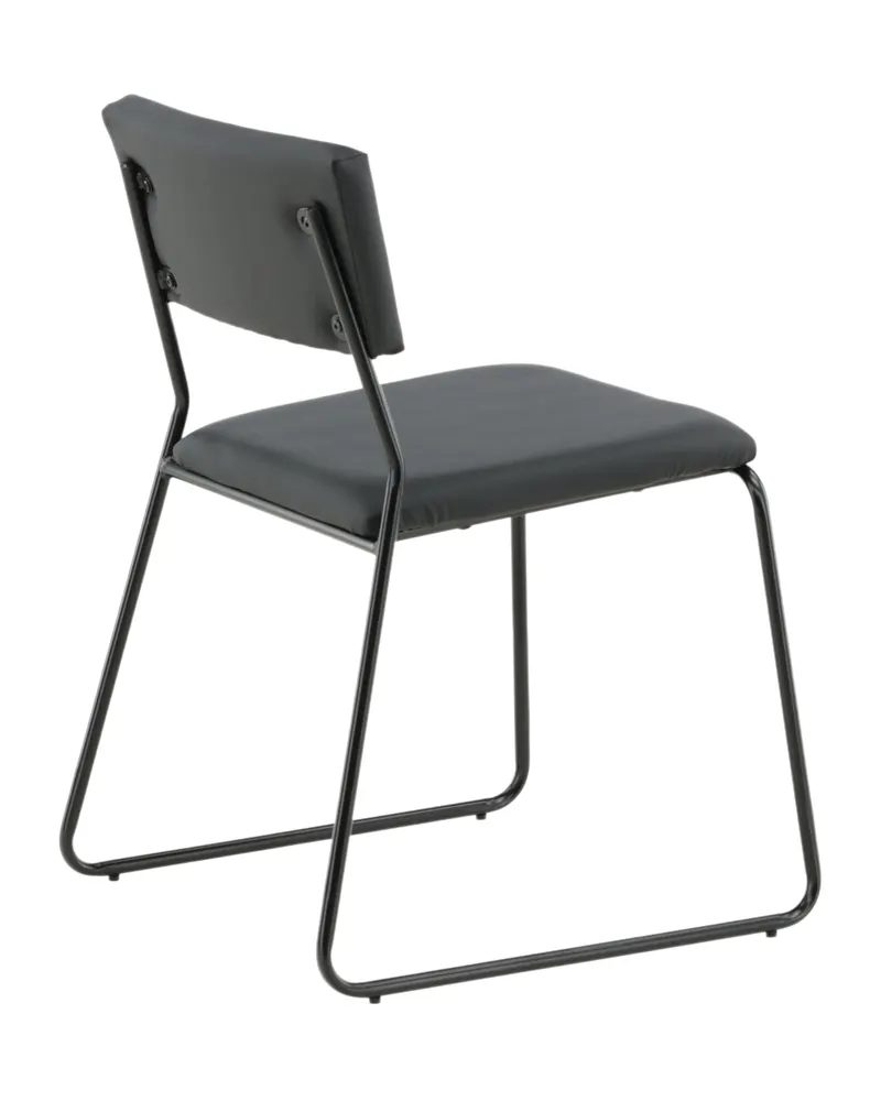 Kenth Esszimmerstuhl in Schwarz, PU-Kunstleder, Ansicht 10